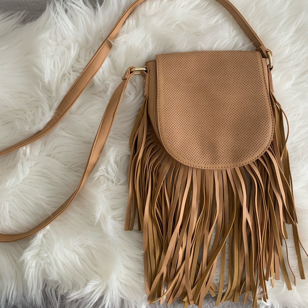 Crossbody fringe purse NWOT